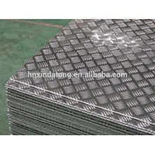 polished aluminium tread plate